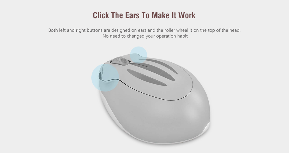AKKO WAIGUACP Hamster 2.4GHz Wireless Mouse